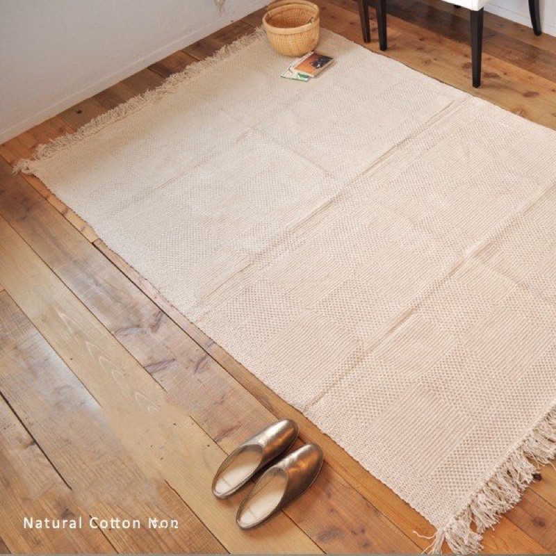 Ikea Rug SORTSO Rug flatwoven Unbleached Handmade Rug Floor Mat