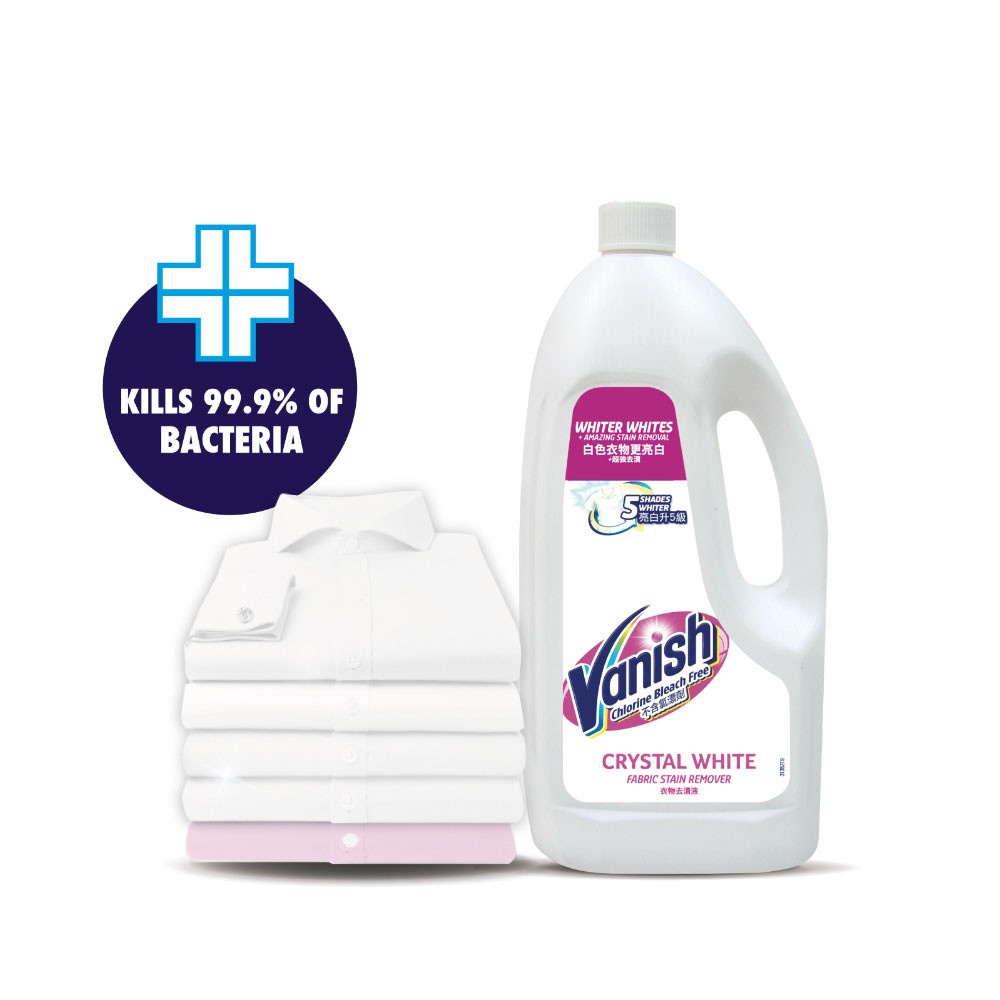 Buy Vanish Crystal White Laundry Stain Remover Liquid for White Clothes,  500ml Online