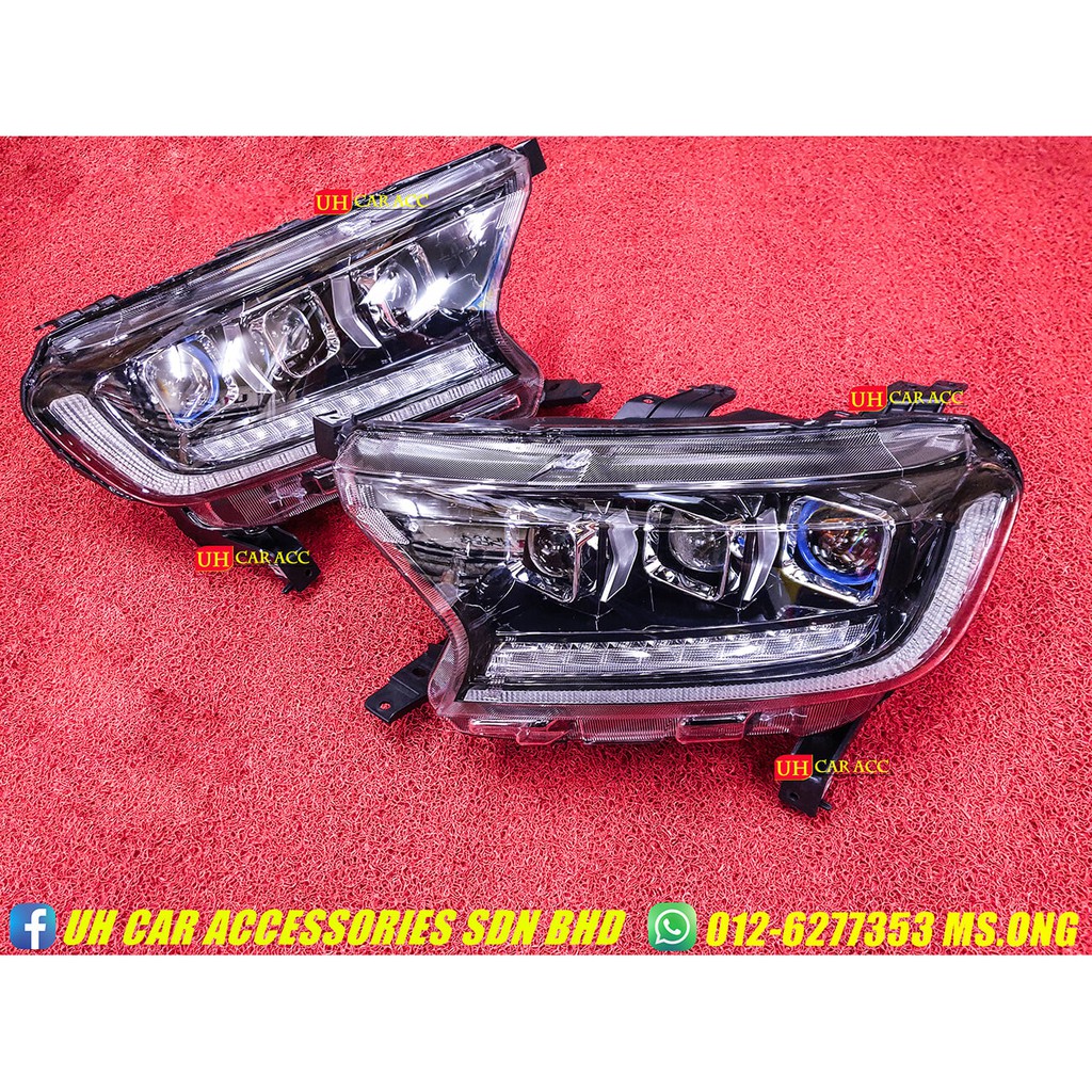 Ford Ranger T7/T8 Wildtrak XLT LED Headlamp Head Light Head Lamp [READY ...