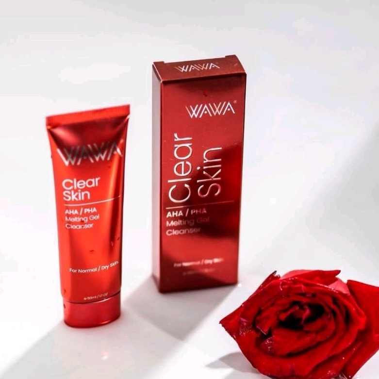 ORIGINAL HQ‼️ WAWA GEL CLEANSER AHA PHA CLEAR SKIN MELTING GEL CLEANSER BY WAWA COSMETICS