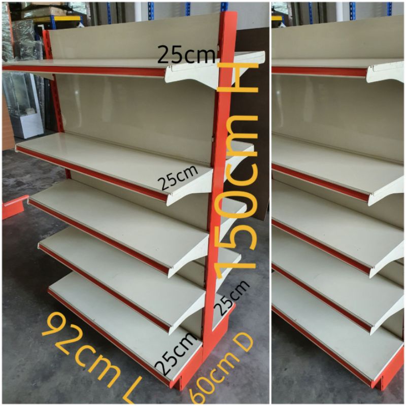 Big Rack 2nd shelving old model !!! Have ready Stock ,Tambah papan