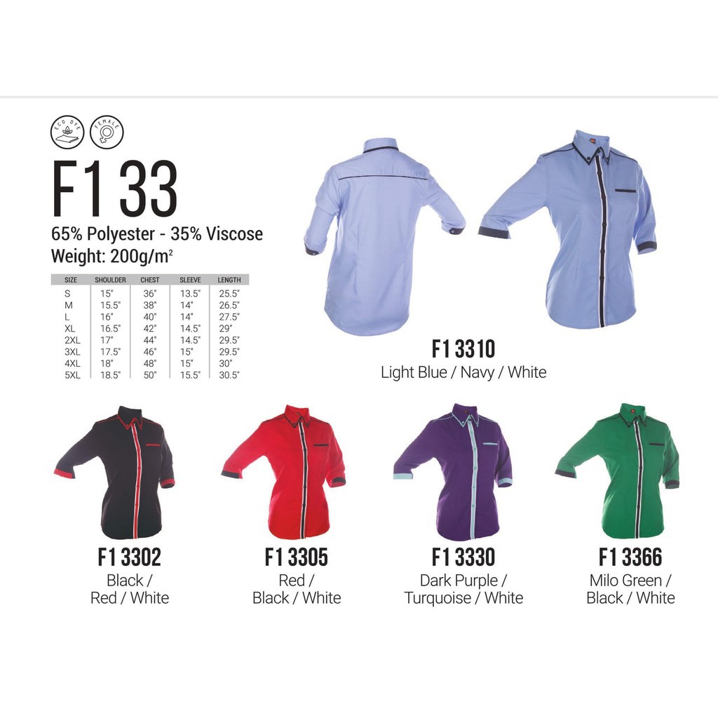 Oren Sport F1 Uniform Female - F133 Series | Shopee Malaysia