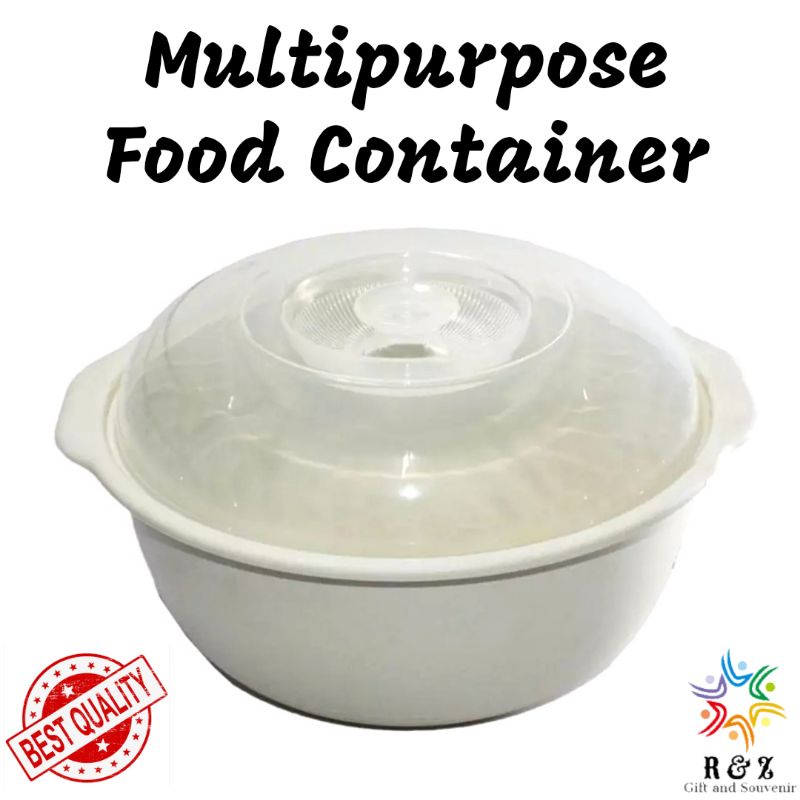 Kimochi Round Multipurpose Food Container / Round Transparent Food ...
