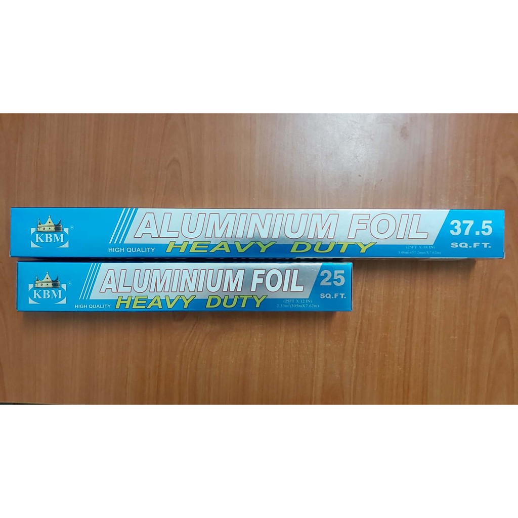 KBM Aluminium Foil (Heavy Duty) 25sq.ft. / 37.5sq.ft. | Shopee Malaysia