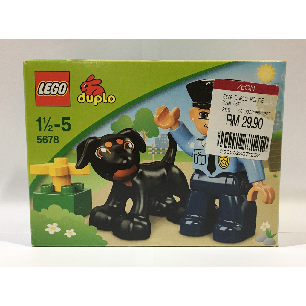 Lego Duplo 5678 POLICEMAN brand new and sealed vintage retired