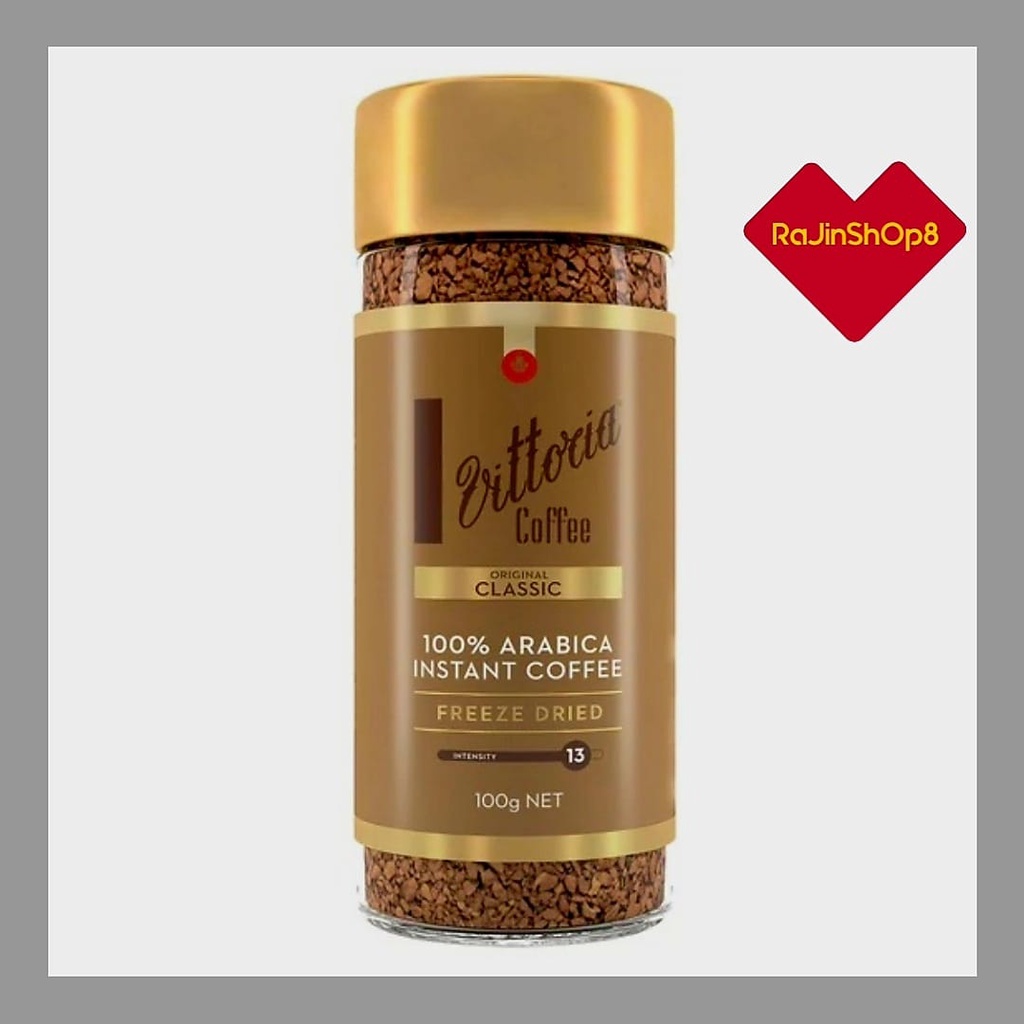 VITTORIA 100 Arabica Freeze Dried Instant Coffee Original Classic