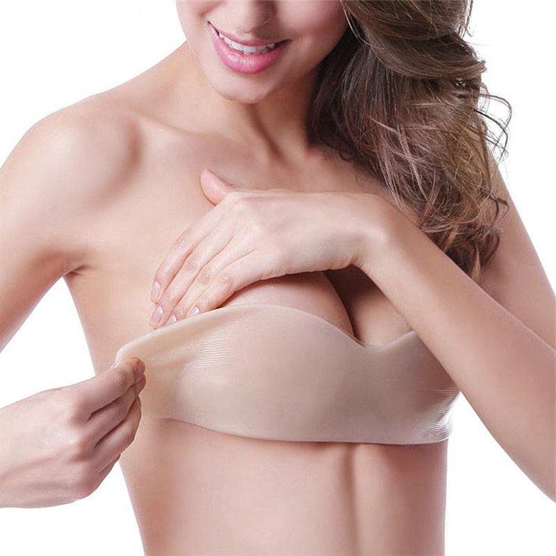 Silicone Adhesive Sticky Invisible Backless Lift Breast Bra