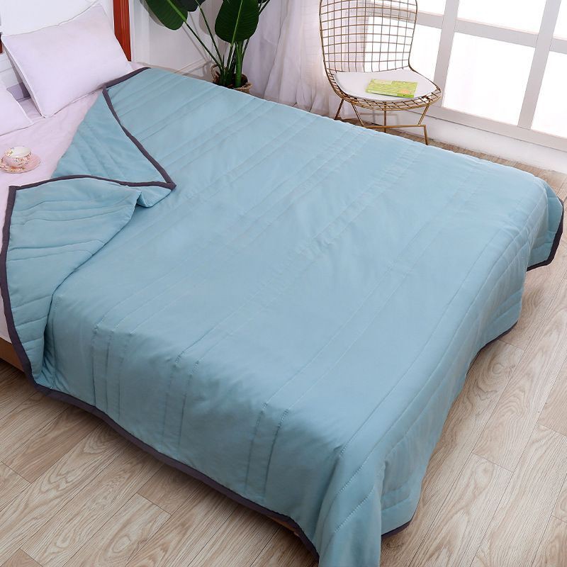 COTTON BLANKET QUILT SOFT COMFORTER KING SIZES 200*230cm WASHABLED ...