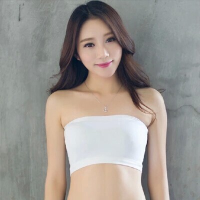 Women White Sexy Bra Tube Tops Underwear Crop Tube Tops Lady