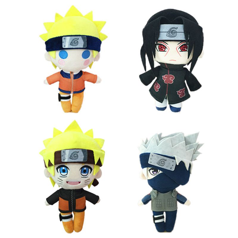 Anime Naruto Plush Toys Uzumaki Hatake Kakashi Uchiha Itachi Stuffed Soft Doll Shopee Malaysia