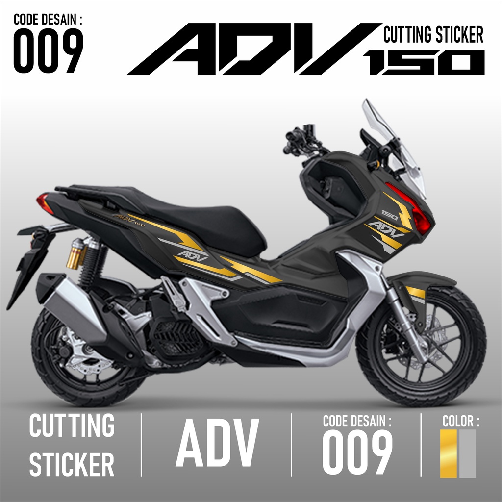 Cutting Sticker ADV 150 - Motorcycle Accessories Sticker Honda ADV ...