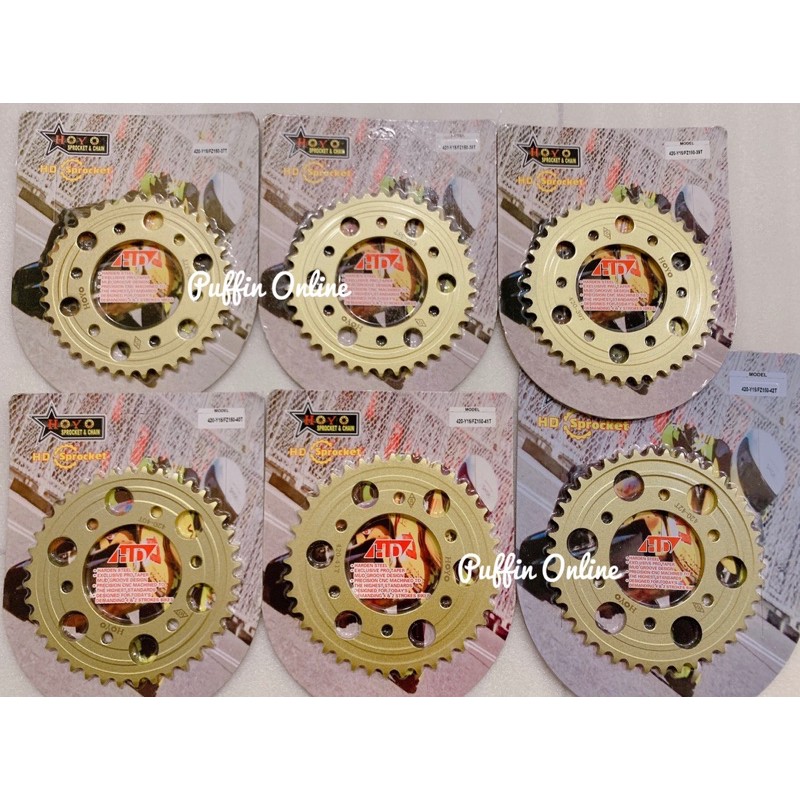 420】Y15 FZ150 420H O-RING or RKM Gold Chain HOYO HARDEN