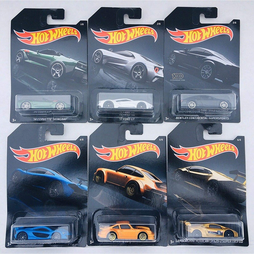 Hot Wheels 1/64 Scale 2019 Walmart Exclusive Exotics Series Complete ...