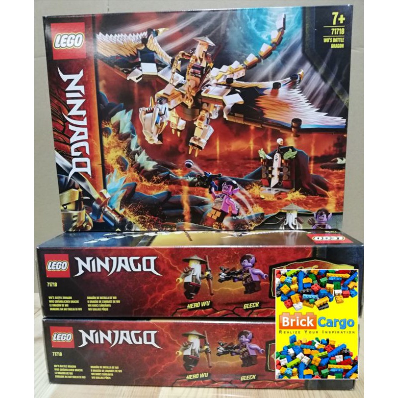 Lego Ninjago 71718 Master of the Mountain Wu s Battle Dragon Shopee Malaysia