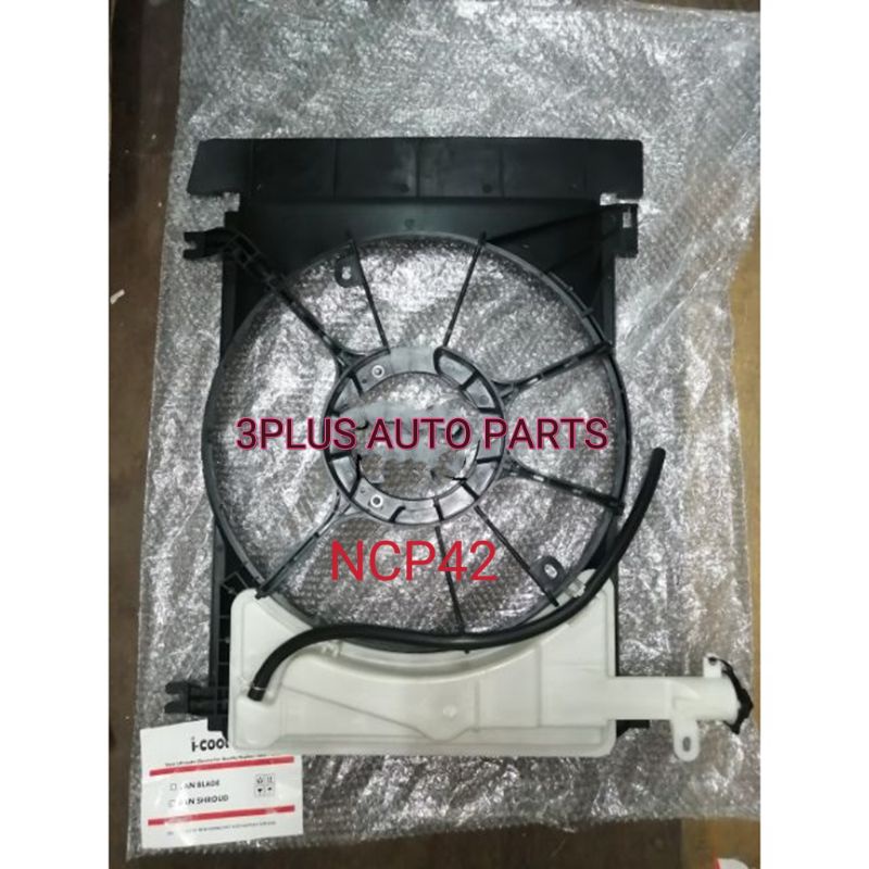 TOYOTA VIOS NCP42 2003YEAR RADIATOR SPARE TANK WITH FAN GUARD SET ...