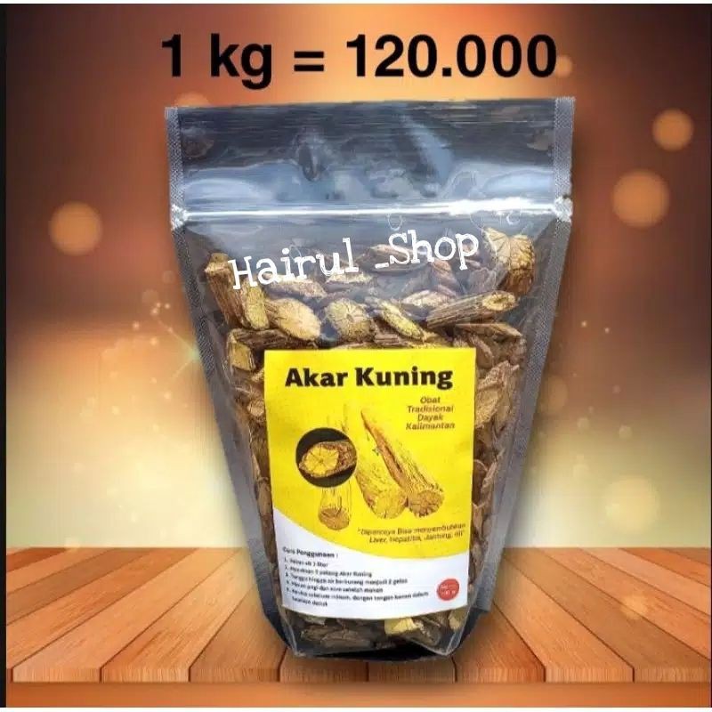 Yellow Root Medicine For Liver And Heart Typical Kalimantan Shopee