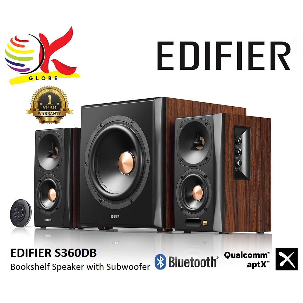 EDIFIER S360DB 2.1 HI-FI ACTIVE BLUETOOTH SPEAKER 150W HI-RES SOUND ...