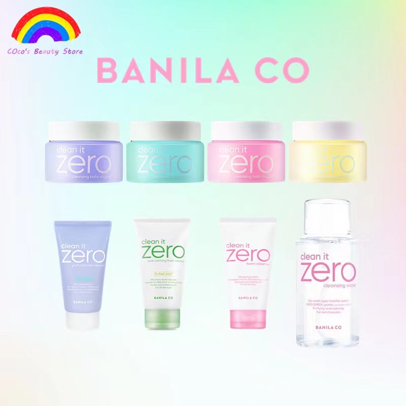 Banila Co Clean It Zero Cleansing Balm 7ml/25ml Foam Cleanser Makeup ...