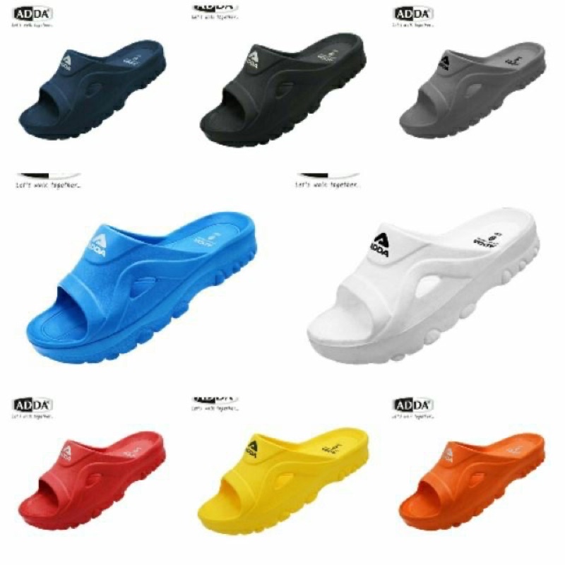Authentic ADDA 1 Slip-On Sandals 52201 Size 4-10 | Shopee Malaysia