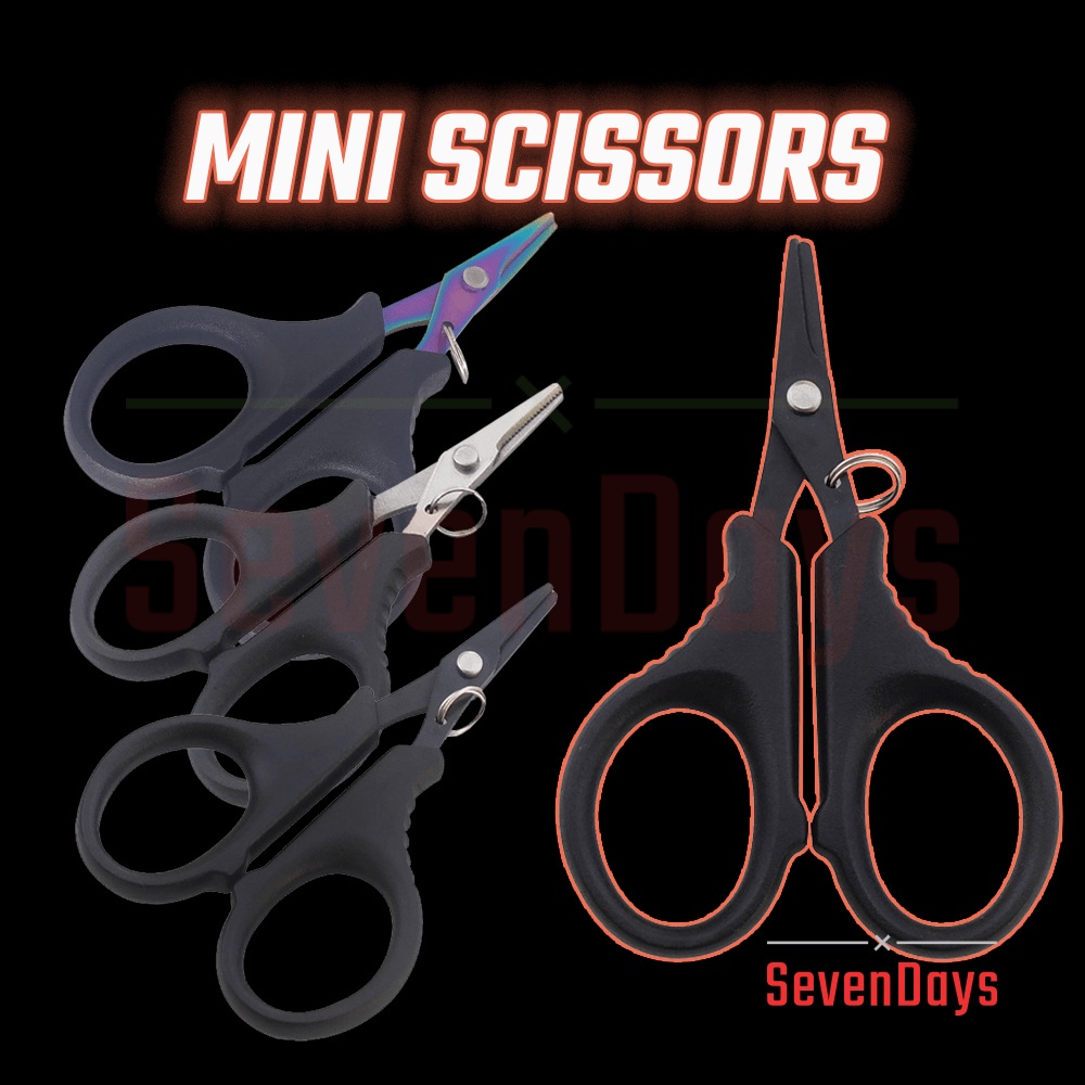 Mini Scissors Cutter Knife Fishing Line Braid Gunting Pancing Benang Tali String  Thread Multifunctional Portable Tool