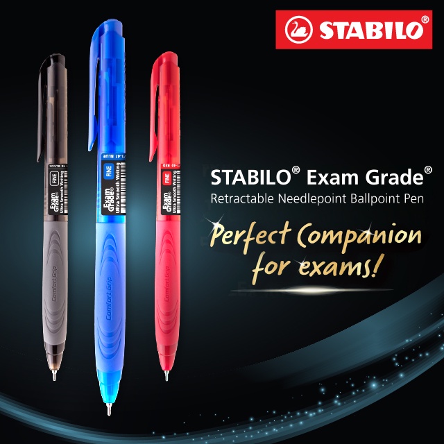Stabilo 388 Smooth Ball Pen For Exams BOX OF 5PCS /10 PCS