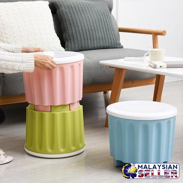 Cm STACKING STOOL CONTAINER - Stackable Storage Chair | Shopee Malaysia