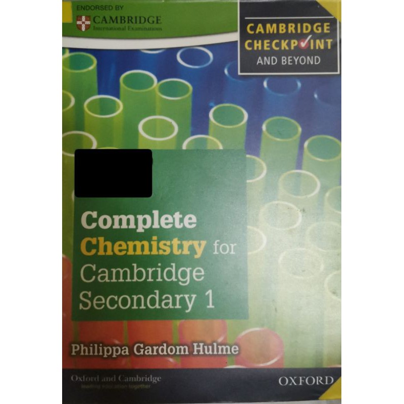 Complete chemistry for cambridge secondary 1 second hand shopee