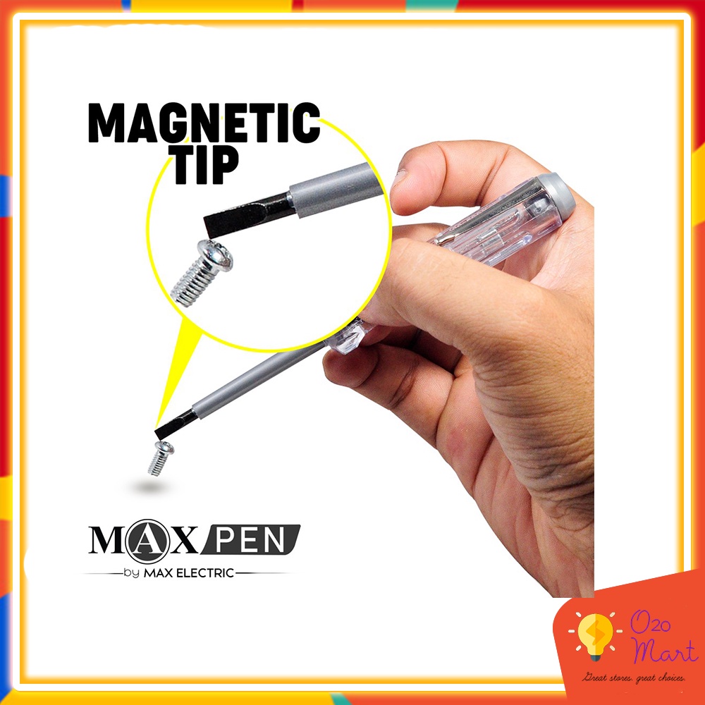 Maxpen Max quality test pen Black/magnetic test pen - | Shopee Malaysia