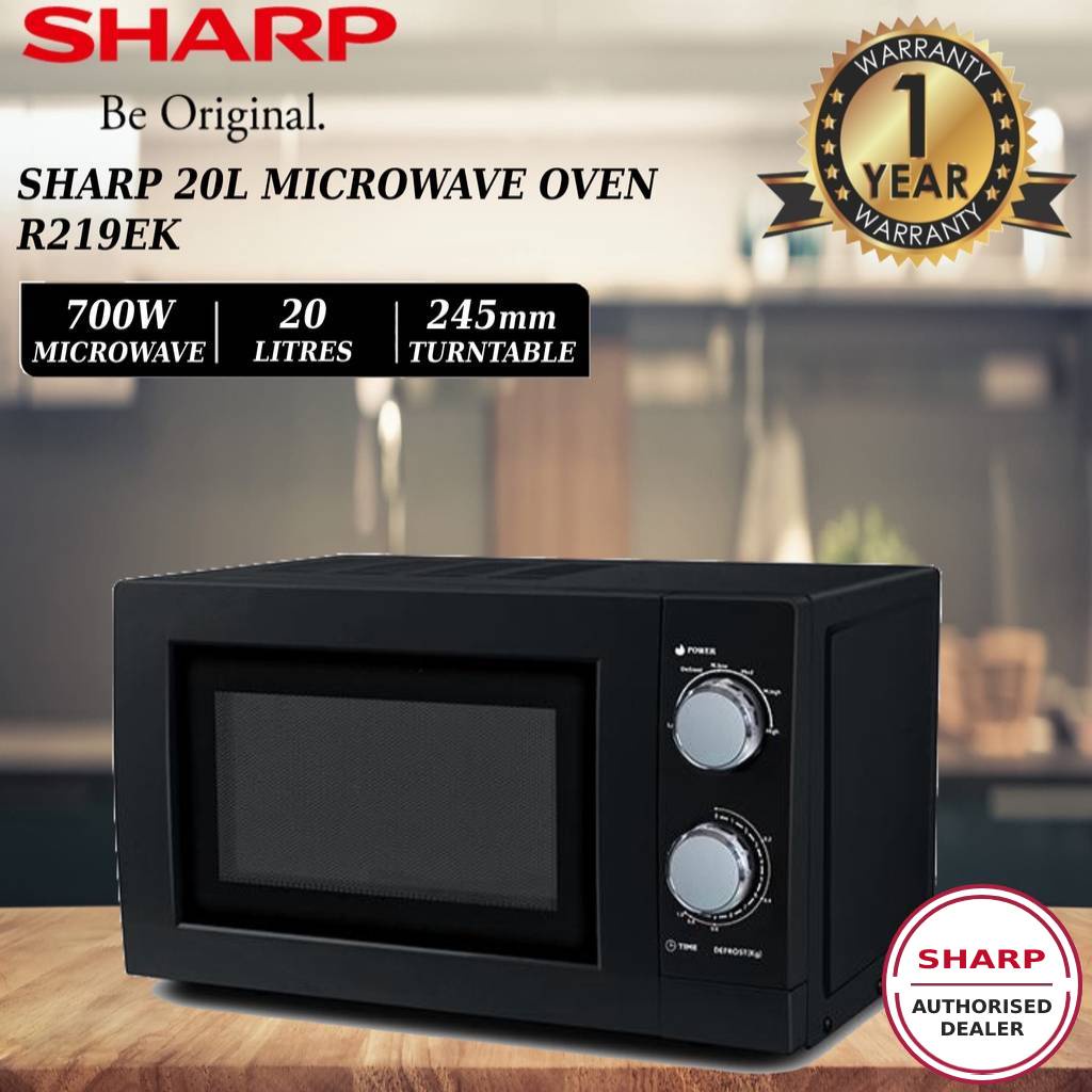 Sharp 20L Microwave Oven R219EK 700w Shopee Malaysia
