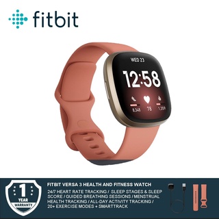 Fitbit versa 3 health & fitness smartwatch fb511 hot sale