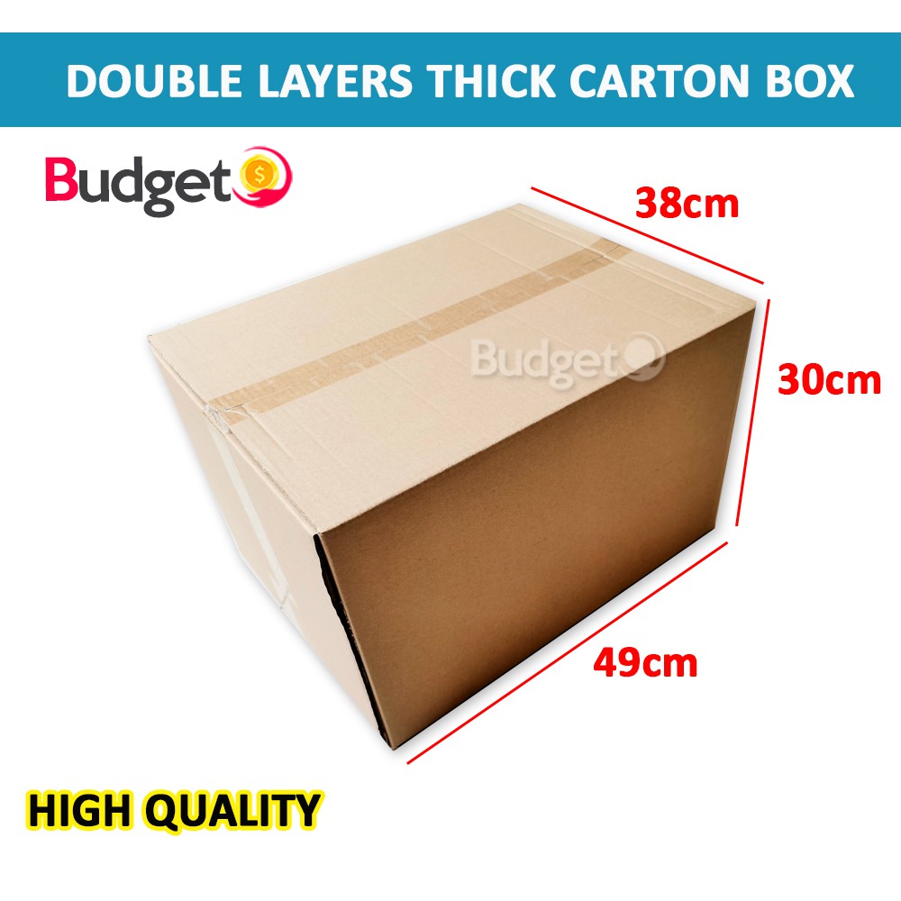 Used Double Layer Carton Box Double Layers Paper Box Double Wall Board