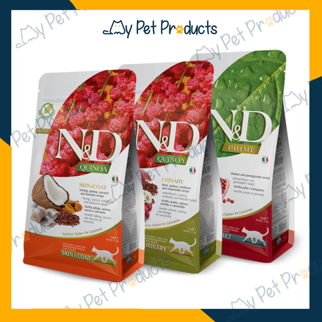 N&D CAT FOOD [ASSORTED TYPE] 1.5KG/ 5KG - LOCAL SELLER | Shopee Malaysia