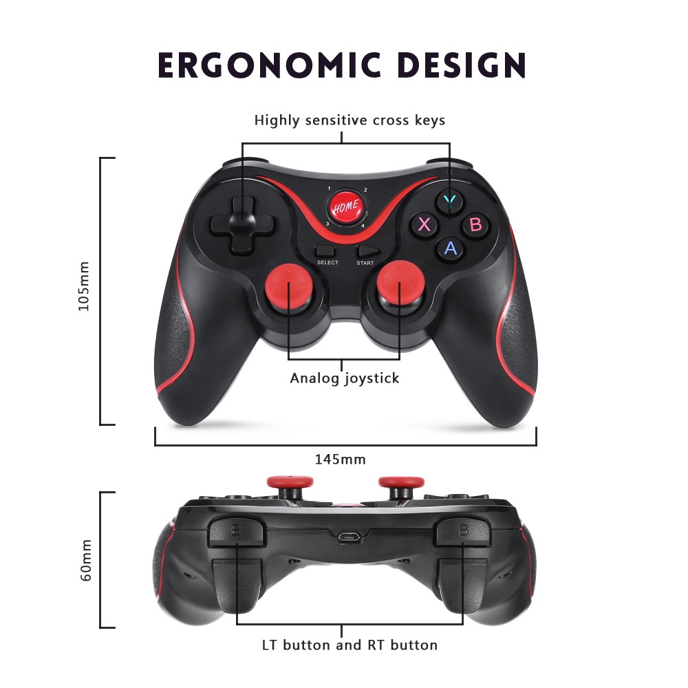 GEN GAME X3 Wireless Bluetooth Gamepad Joystick (wy) | Shopee Malaysia