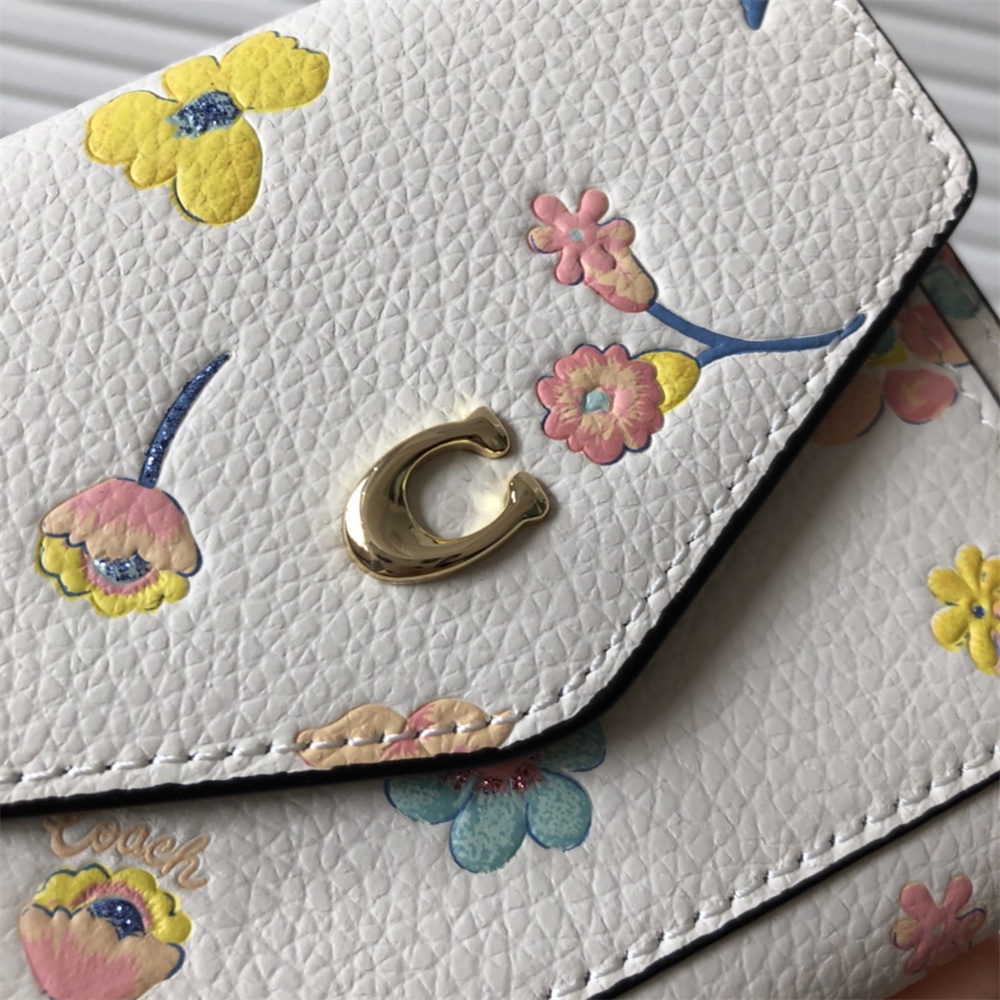 Flore Compact Wallet – Keeks Designer Handbags