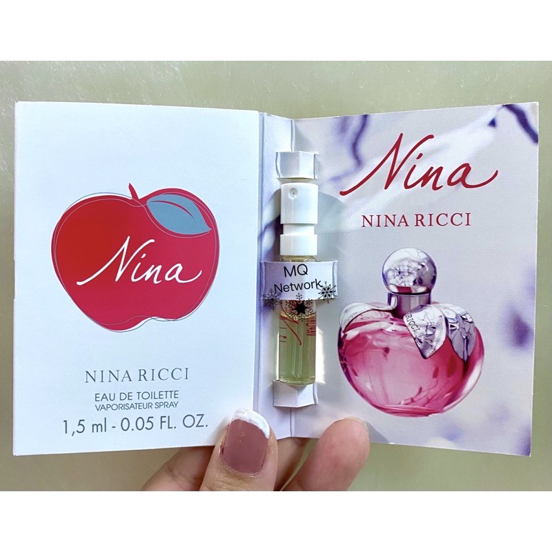 Sample/Vials Nina Ricci EDT (1.2ml) | Shopee Malaysia