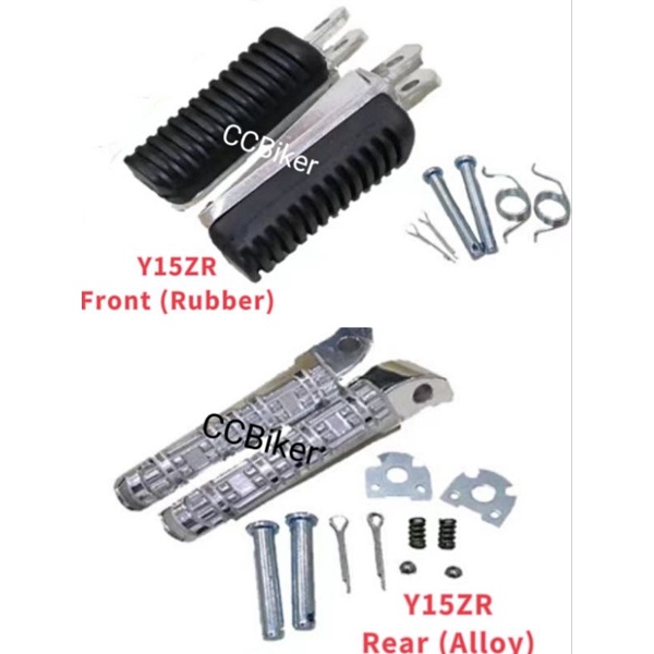 Original Yamaha Y15ZR Y15 Front/ Rear footrest /stand Depan Belakang ...