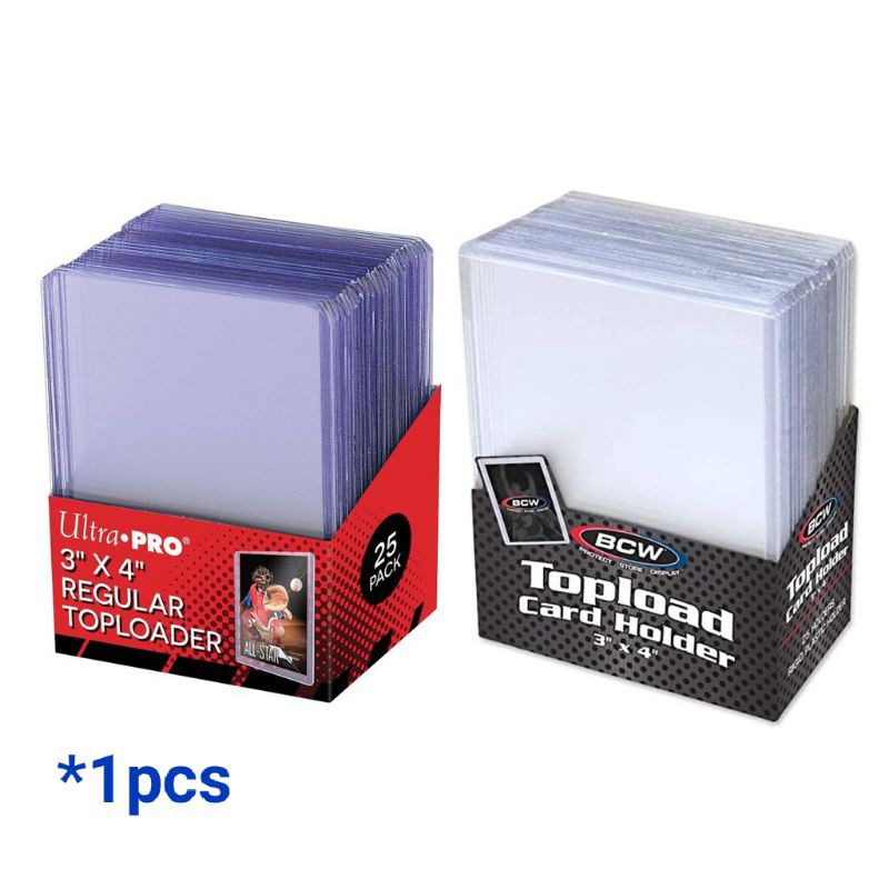 thumbnail image 2 of Ultra PRO 3x4 35pt Clear Toploaders - Rigid Card Holders (Case Of 1000) 81222 2 of 5