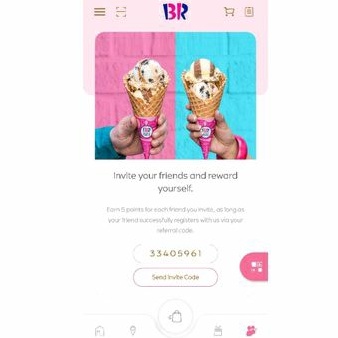 Baskin Robbins referral code 33405961 new sign up voucher | Shopee Malaysia