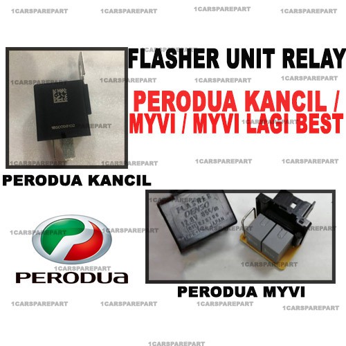 JMC/DENSO ORIGINAL PERODUA KANCIL/MYVI/MYVI LB FLASHER UNIT RELAY