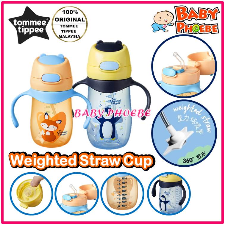 Tommee Tippee Weighted Straw Cup 12m+ (1pc) Shopee Malaysia