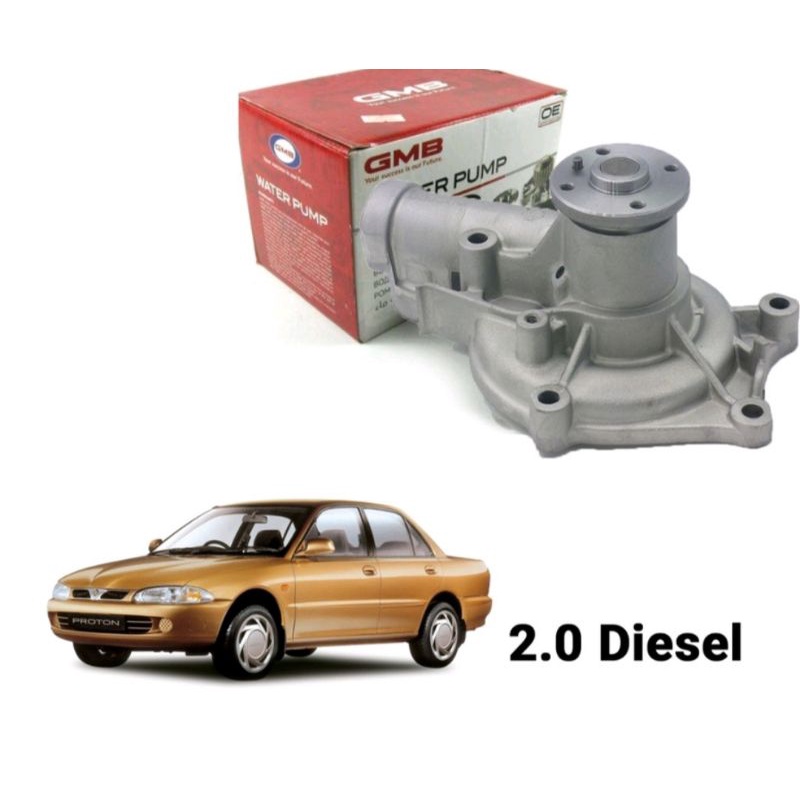 GMB PROTON WIRA 2.0 DIESEL WATER PUMP GMB JAPAN Shopee Malaysia