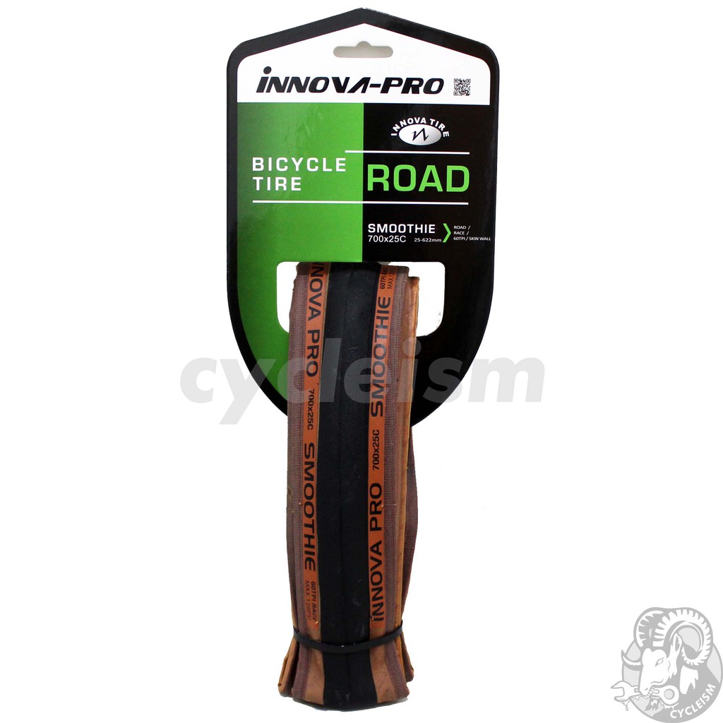Innova Pro Tire Smoothie 700x25c Skinwall/Gumwall Road Bike Tire Racing ...