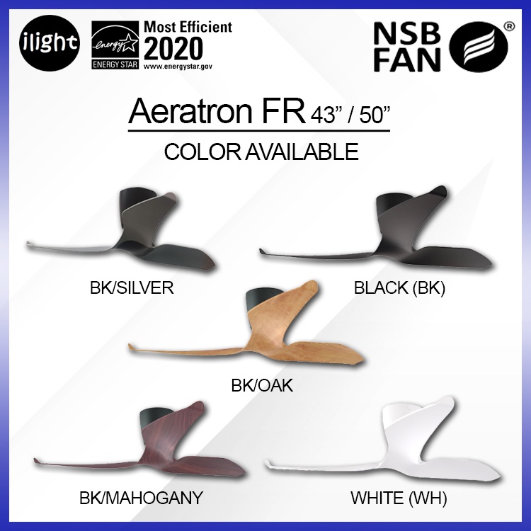 NSB AERATRON FR 43''/50'' 6 SPEED WITH REMOTE CONTROL DC MOTOR DESIGNER ...