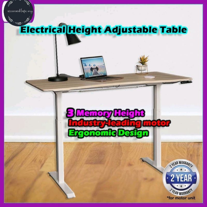 Electrical Table Electric Office Auto Rising Motorized Desk Height ...