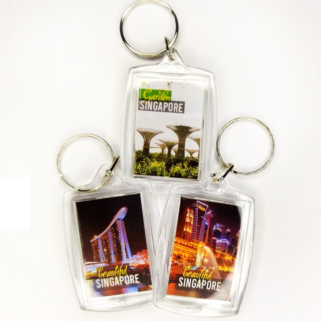 Keychain Singapore Lion Marina Bay Gift Souvenir Shopee Malaysia