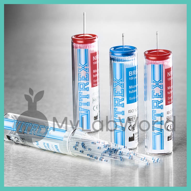 Vitrex Micro Hematocrit Capillary Tubes Haematocrit Heparin Tube 75ul ...