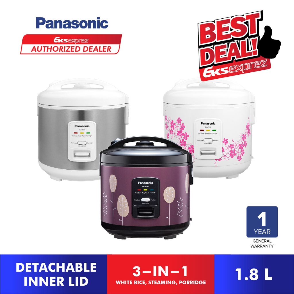 Panasonic SRJP185 Mechanical Jar Rice Cooker (1.8L) SRJP185S / SR