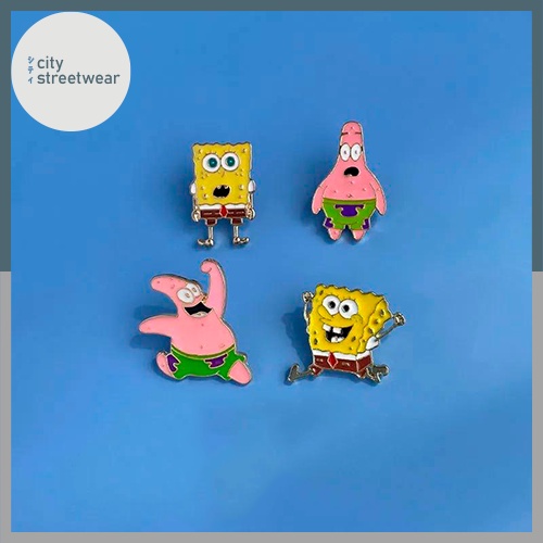 SPONGEBOB Brooch Badge Enamel Pin | Cartoon Anime Characters ...