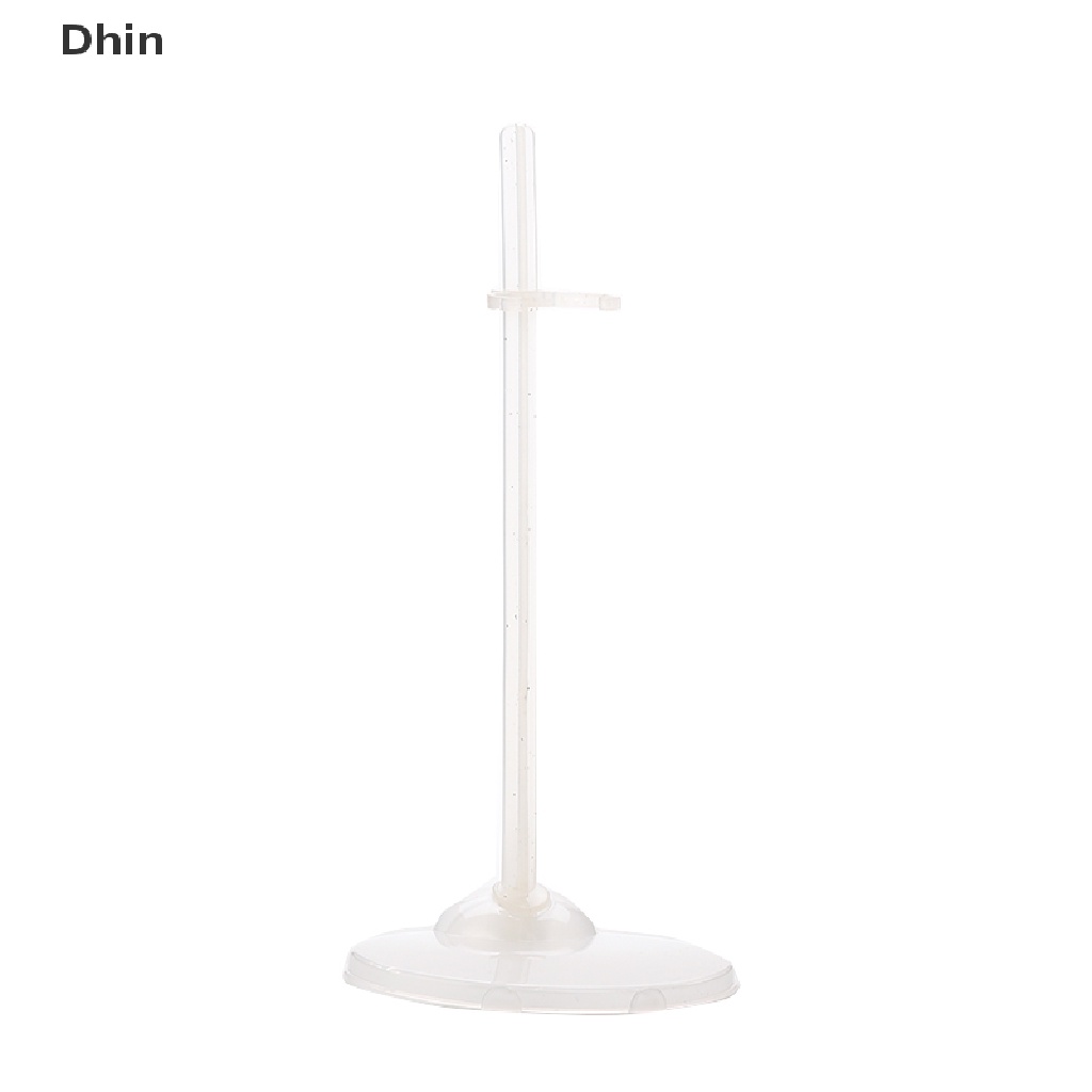 [Dhin] 1 X Plastic White Hangers Stand for Barbie Doll Dress Clothes