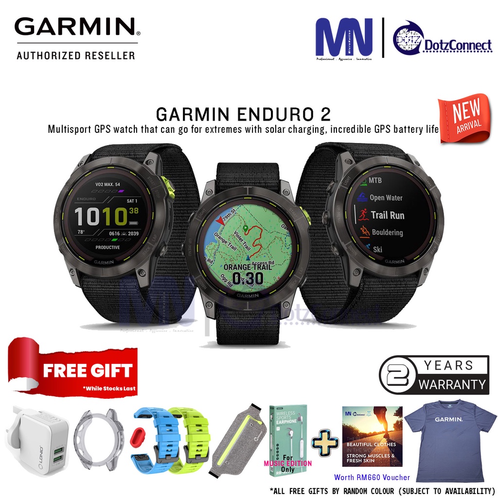 Garmin Enduro 2 / Enduro - Extreme Endurance Athlete Lightweight ...